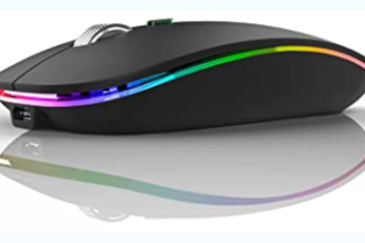 Uiosmuph LED Wireless Mouse