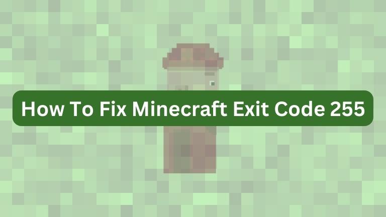 Minecraft Exit Code 255