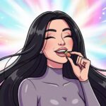 woman taking Lemme supplements