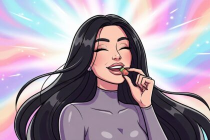 woman taking Lemme supplements