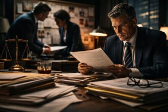 litigation noir genre in Hollywood legal thriller films 2026