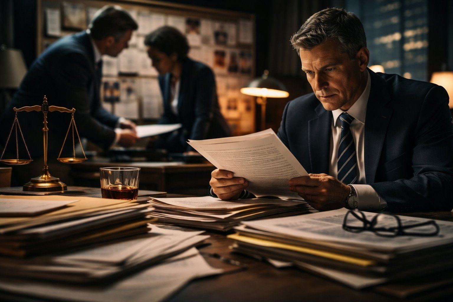 litigation noir genre in Hollywood legal thriller films 2026