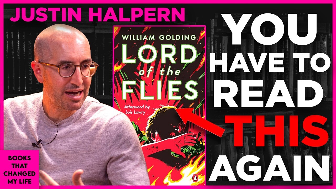 writer Justin Halpern reflecting on masculinity power and disguised truth through William Golding's classic novel