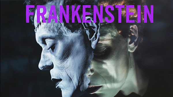 Illustration suggesting Frankenstein’s creature and the metaphor of wearing a mask to hide inner wounds